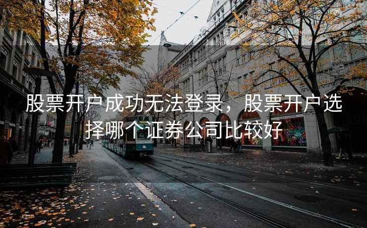 股票开户成功无法登录，股票开户选择哪个证券公司比较好