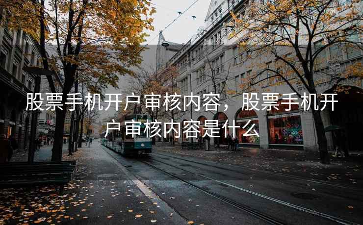 股票手机开户审核内容，股票手机开户审核内容是什么