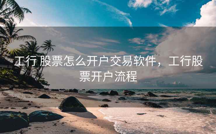 工行 股票怎么开户交易软件，工行股票开户流程