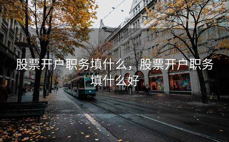 股票开户职务填什么，股票开户职务填什么好