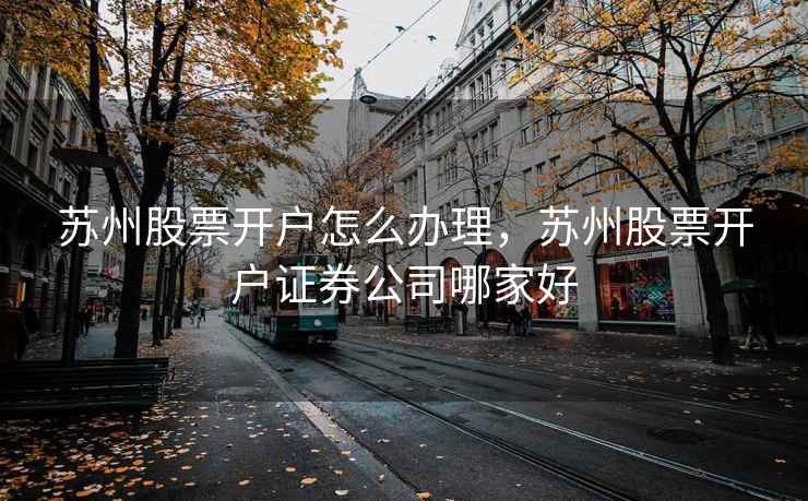 苏州股票开户怎么办理，苏州股票开户证券公司哪家好